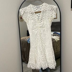 White Gianni Bini mini formal dress